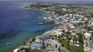 Downtown Georgetown, financial district, Cayman Islands